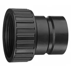 Adapter for connecting a drywall sander to a dust extractor. Designed for use with the DEWALT 7800 model. Captures debris during drywall sanding to maintain a cleaner work area.