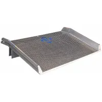 BLUFF Dock Board: 15,000 lb Load Capacity, 36 in Overall Lg, 72 in Overall Wd, Diamond Treadplate (MPN 15ATD7236)