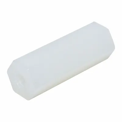 Tiang Penyangga Heksagonal Berulir Betina: Inci - Plastic Female x Female Standoffs