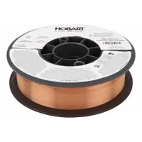 HOBART MIG Welding Wire: Carbon Steel, ER70S-6, 0.025 in, 11 lb, Plastic Spool (MPN 6ETL3)