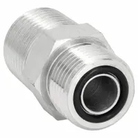 Hydraulic Hose Adapter: 1/2 in x 1/2 in Fitting Size, Male x Male, ORS x NPTF, Rigid, Straight (MPN FF2031T0808S)