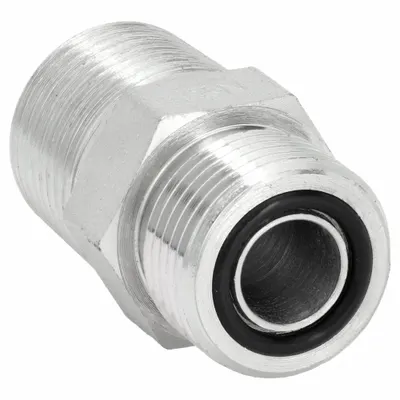 AEROQUIP Adaptor Selang Hidrolik: Ukuran Fitting 1/2 in x 1/2 in, Jantan x Jantan, ORS x NPTF - ORS-to-NPTF Steel Hydraulic Hose Adapters