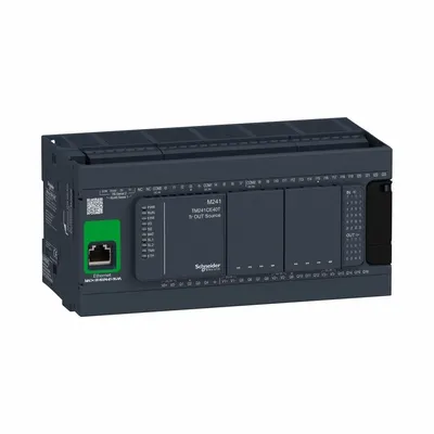 SCHNEIDER ELECTRIC Pengontrol Logika: (16) Transistor/(4) Output Cepat (MPN TM241CE40T) - Modules for Schneider Controllers
