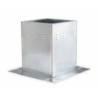 Roof Curb: Fixed Ventilated Curbs, Square Curb, 37 x 37 in Inside Dim, Mfr Part # 4HX59