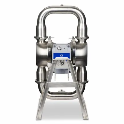 GRACO Pompa Diafragma Listrik: Badan Baja Tahan Karat, Tiga Fase, 380-480V AC - FDA-Compliant EODD Pumps