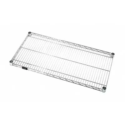Rak Logam QUANTUM STORAGE SYSTEMS: 72 in x 18 in, 1 Rak, Selongsong Terpisah - Wire Shelves for Dry Use