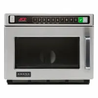 AMANA Microwave: 0.6 cu ft Oven Capacity, 2,100 W Cooking Watt, 5 Power Levels, HDC212