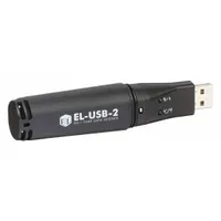 LASCAR Temperature Humidity Data Logger: 0%to 100% Relative Humidity Measured, -31°F to 176°F, USB (MPN EL-USB-2)