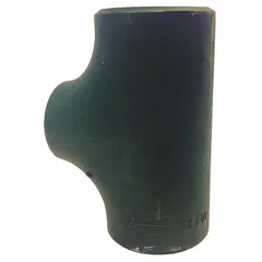 This butt-weld pipe tee features a 2 in x 2 in x 1 1/2 in configuration with Butt Weld x Butt Weld x Butt Weld connections and a Class STD rating. It is used to branch or combine flow in high-pressure industrial piping systems.