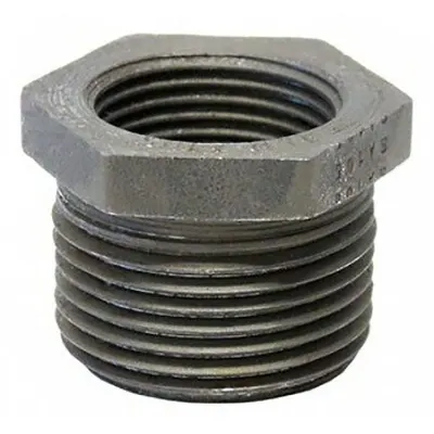 ANVIL Pipa Logam Lurus: Lurus, 3/4 in x 1/2 in, Ulir NPT Betina x Ulir NPT Jantan - High Pressure Zinc-Galvanized Steel Pipe Fittings