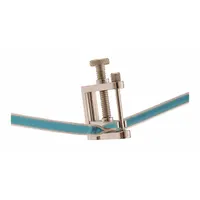 OHAUS Hosecock: Hosecock Clamp, Zinc, 1 1/2 in Overall Lg, 2_3 Prongs, 2 1/2 in Overall Ht (MPN CLF-HKRGZ)
