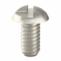 Tamper Resistant Screw: 1/4"-20 Thread Size, 1/2 in Lg, Stainless Steel, Plain, Round, 25 PK (MPN 141520)