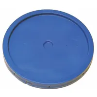 APPROVED VENDOR Pail Lid: Gasketed/Snap-On/Tear Tab, 12 1/4 in Overall Dia, Blue, Plastic, 1H2/Y27/S (MPN ROP2100CVR-TT-BL)