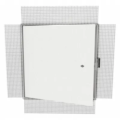 BABCOCK-DAVIS Pintu Akses: 36 in Ht, 22 in Wd, Engsel Tersembunyi, Flens Manik Plaster, Baja - Locking Access Doors
