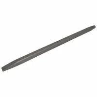 Square and round shank shapes accommodate various breaker and demolition hammer models. The 1 in chisel tip width and 24 in overall length suit concrete, asphalt, and masonry removal tasks. One-piece construction for durability in heavy-duty demolition applications