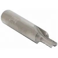 Carbide-tipped straight profile router bit with 1/8 in cutter diameter and 2 flutes. Designed for routing grooves, dadoes, and edge profiles in wood and composite materials for cabinetry, furniture, and millwork