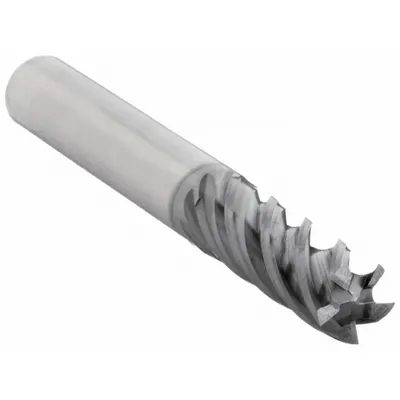 WIDIA HANITA Square End Mill: Karbida, Dilapisi AlTiN, 5 Flute, 1/4" Mill Dia, 3/4" LOC - Fast-Cutting Carbide Square End Mills for Steel & Cast Iron