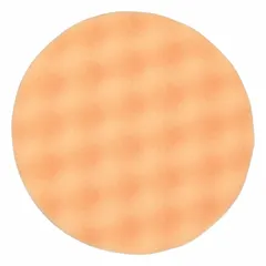 This orange foam finishing pad features a smooth texture and is designed for use with compatible equipment and machines. With a 5 1/4 in outside diameter and 1/2 in thickness, it is rated for a maximum speed of 12,000 RPM. Suitable for finishing operations on substrate surface materials in vehicle and fleet maintenance applications.
