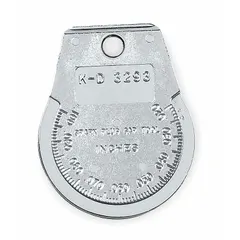 This spark plug gap gauge from GEARWRENCH is used to measure and adjust spark plug gaps in standard ignition systems. It has a 2-inch length and a capacity of 0.020 to 0.100 inches. The tool is made of steel with a silver finish and includes a gap spreader tool. Suitable for engine maintenance tasks.