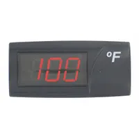 The LOVE TID-1220 is a temperature/process indicator with a red LED display spanning -999 to 999. It operates on 230 V AC and has an accuracy of more than 1%. The NEMA 3R-rated enclosure and cage clamp terminals suit it for industrial monitoring applications where outdoor or washdown conditions are present