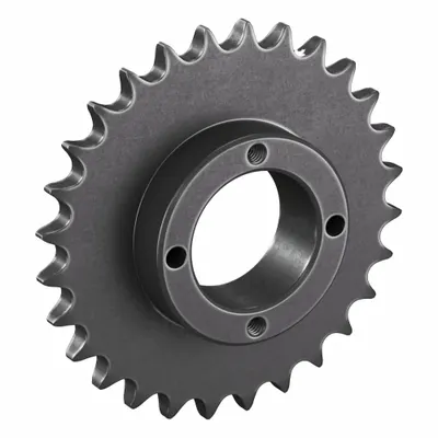 Sproket TSUBAKI: Untuk Rantai 40, 28 Gigi, 4.465 in Diameter Pitch, 4.738 in Diameter Luar - Size 40 Bushed-Bore Roller Chain Sprockets