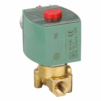 REDHAT Solenoid Valve: 2-Way, Normally Closed, 1/4 in Pipe Size, 110V AC/120V AC - 2-Way/2-Position, Normally Closed Solenoid Valves