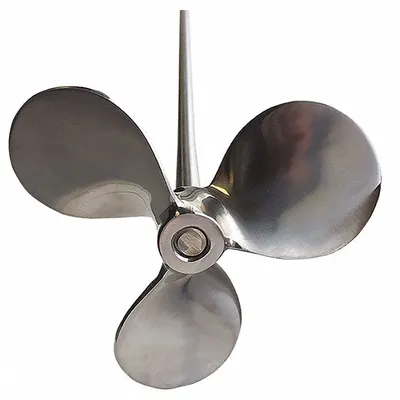 Poros CAFRAMO: Poros, 1540, Baja Tahan Karat, Diameter Poros 1/2 in, Panjang Poros 36 in, 3 Bilah - Overhead Stirrer Shafts