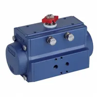 BONOMI Pneumatic Valve Actuator: 193 in-lb Force at 80 psi, PTFE Coated Aluminum, 4 Springs, F05/F07 (MPN SR63VP)