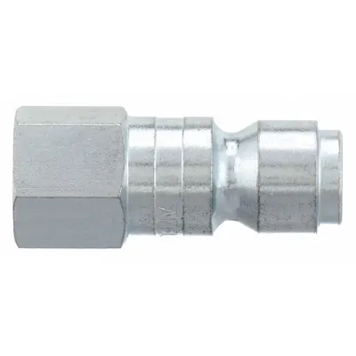 AMFLO Kopling Udara Cepat: Ukuran Badan 3/8 in, Ukuran Selang 1/4 in - Tru-Flate Automotive Steel Quick-Connect Air Coupling Plugs