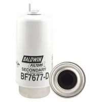 BALDWIN FILTERS Fuel Filter: Cartridge, 7 5/8 in Overall Lg, 3 5/16 in Outside Dia, Cellulose (MPN BF7677-D)