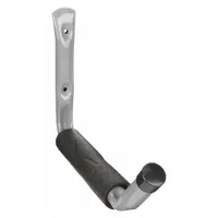 APPROVED VENDOR Hook: Nail-In, 50 lb Wt Capacity, 1 Points per Hook, Gray, 15 1/2 in Projection
