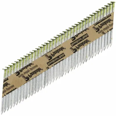 PASLODE Paku Rangka, Panjang 2 3/8", Galvanis: Paku Rangka, Offset Bulat, Halus - Collated Framing Nails