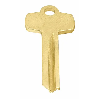 Kunci Kosong MASTER LOCK: Kompatibel dengan Kunci BEST, Tipe Keyway A, 7 Pin, Kuningan - Padlock Key Blanks