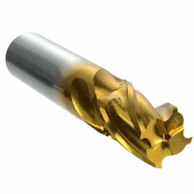 YG-1 End Mill Persegi: Karbida, Dilapisi TiN, 4 Alur, Diameter Giling 1/16", LOC 3/16" - General Purpose Carbide Square End Mills