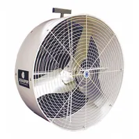 SCHAEFER Mounted Fan: 36 in Blade Dia, 230/460V AC, 1/2 hp Motor HP, Wall Mount, Non-Oscillating (MPN GVK36-3)
