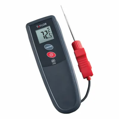 TAYLOR Termometer Digital: 14°F hingga 140°F /-10°C hingga 60°C, 0.1°F /0.1°C - NSF-Rated Digital Pocket Thermometers