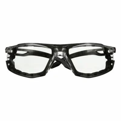 3M Kacamata Keselamatan: Warna Lensa Bening, Tanpa Bingkai, Scotchgard Anti-Kabut - Adjustable Comfort-Fit Gasketed Safety Glasses