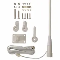 COBRA Antenna: VHF, Fits Cobra, For BlueBound, MRF, VHF, 156 MHz to 162 MHz, 8 ft Overall Lg, White (MPN CM 300-008)