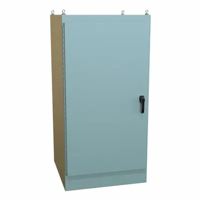 HAMMOND Enclosure Listrik: Baja, 72 in x 36 in x 36 in, NEMA 12, Penutup Padat - Steel Dust-Tight Enclosures