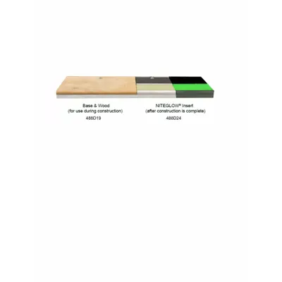NITEGLOW Nosel Tangga: Grit Multi-Strip, Aluminium, Dipasang-di-Beton, 60 in Lebar, 3 in Kedalaman - Replaceable Insert Multistrip Grit Stair Nosings