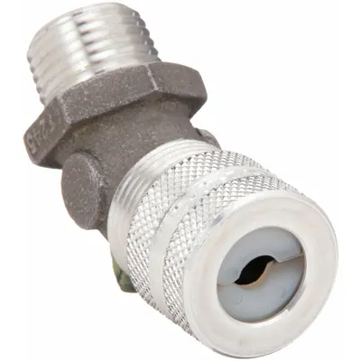HUBBELL WIRING DEVICE-KELLEMS Konektor Kabel Kedap Cair: Aluminium, 1/2 in MNPT, 0.25 in hingga 0.37 in - 45° Metallic Cable Grips