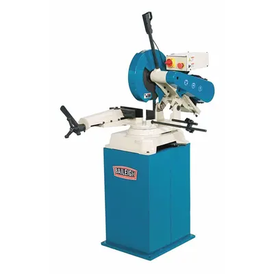 BAILEIGH INDUSTRIAL Mesin Pemotong: Diameter Pisau 14 in, Kecepatan Pisau Maks. 4.300 RPM, 220V AC - Cabinet Style Cut-Off Machines