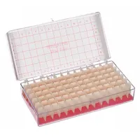 Vial Storage Case: 3 1/2 in Overall Wd, 2 1/4 in Overall Ht, 7 1/4 in Overall Lg, Polystyrene (MPN 228778)