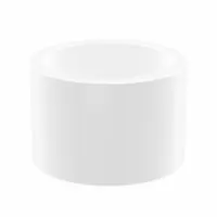 OILITE Sleeve Bearing: PTFE, 1 1/4 in Bore, 1 1/2 in OD, 1 in Overall Lg, White, 10 PK (MPN VS-2024-08B)