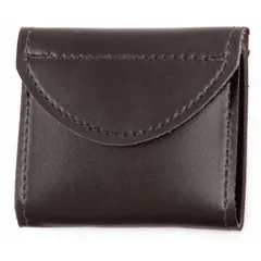 This duty equipment pouch is constructed from synthetic polymer in black. It features a hook-and-loop closure for secure storage of gloves. Suitable for law enforcement, security, and industrial personnel requiring quick access to gloves while on duty.