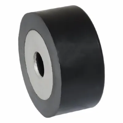 JW WINCO Dudukan Peredam Getaran: Silindris, Buna-N, Gaya Lubang Polos - Plain Bore Vibration-Isolating Mounts