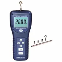 REED INSTRUMENTS Data Logging Force Gauge: 44 lbf Max Force Measured, 20 kgf Min Force Measured, LCD (MPN SD-6020)