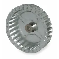 Blower Wheel: Forward-Curved, 7 7/16 in Dia, 2 1/2 in W, CCW Closed End, Aluminum Wheel, 1 Inlets (MPN B743-250HS L)