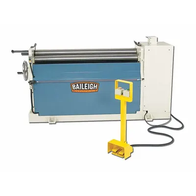 BAILEIGH INDUSTRIAL Pelat Rol: Bertali, Hidrolik, Kapasitas 13 ga (Baja) - Hydraulic Plate Rollers
