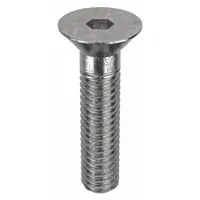 Socket Flat Head Screw: 5/16"-18 Thread Size, 1 1/4 in Lg, Flat, NL-19, Stainless Steel, 18-8, 25 PK (MPN FBFHEADS51618114P25)